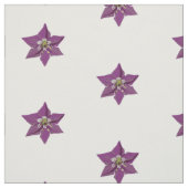 紫の花 ファブリック (見本)