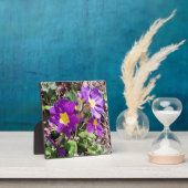 紫の花 フォトプラーク (インサイチュ)