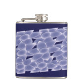 紫の花 フラスク (正面)