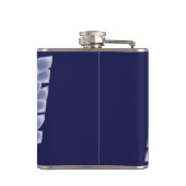 紫の花 フラスク (裏面)