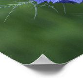 紫の花 ポスター (角)