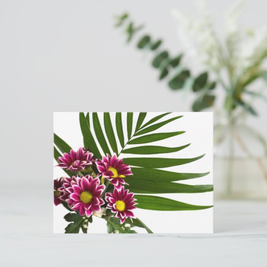 紫の花 ポストカード (スタンド正面)