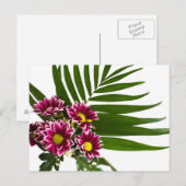 紫の花 ポストカード (正面/裏面)