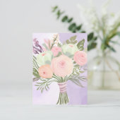 紫の花 ポストカード (スタンド正面)