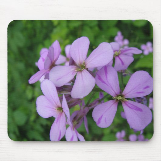 紫の花 マウスパッド (正面)