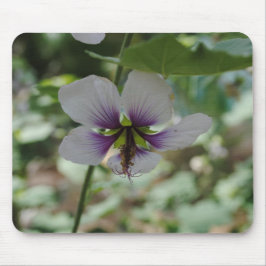 紫の花 マウスパッド