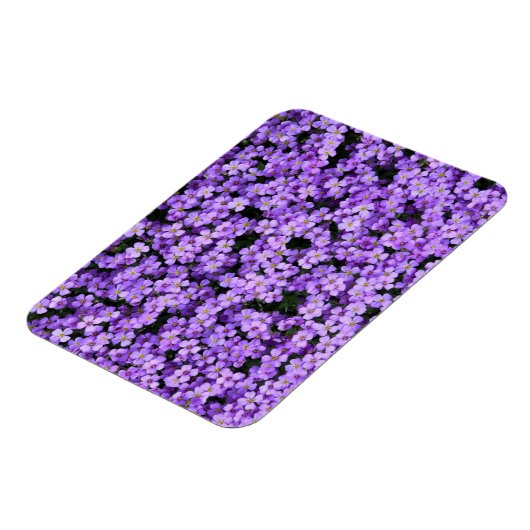 紫の花 マグネット (左側)