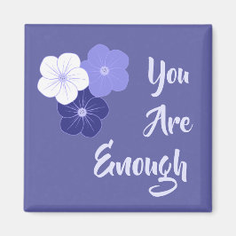 紫の花 マグネット