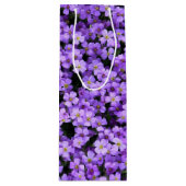 紫の花 ワイン ギフトバッグ (正面)