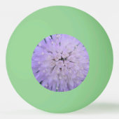紫の花 卓球ボール (裏面)