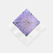 紫の花 縁ありカクテルナプキン (角)