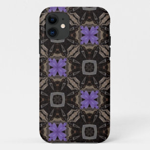 紫の花 iPhone5 カバー