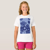 紫の花 Tシャツ (正面フル)