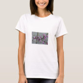 紫の花 Tシャツ (正面)