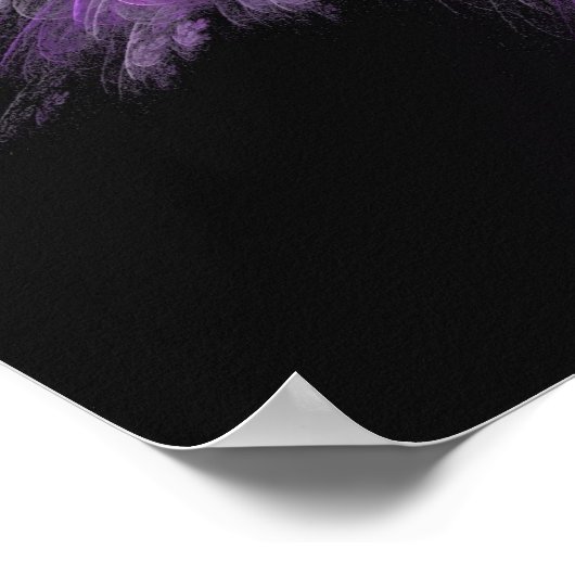 紫の芸者 ポスター (角)