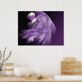 紫の芸者 ポスター (キッチン)