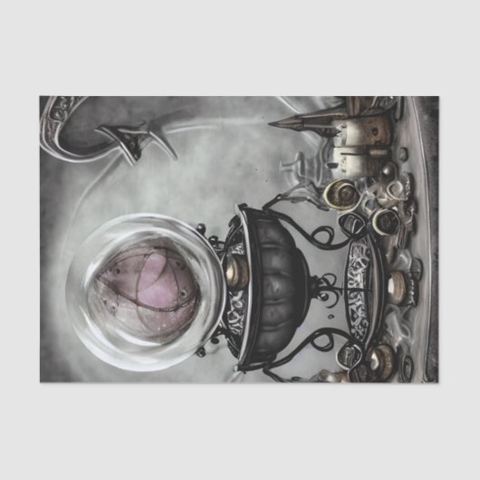 紫の華美クリスタルボールとウィッチクラフトのアイテム 薄葉紙 (正面)