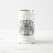 紫の葉 ビールジョッキ (中央)