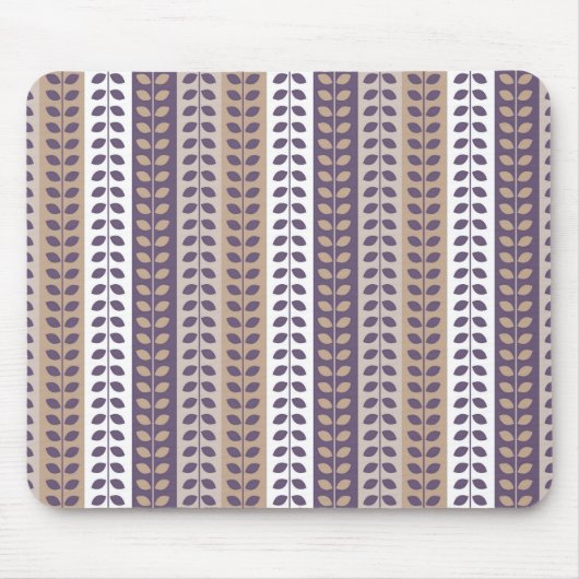 紫の葉 マウスパッド (正面)