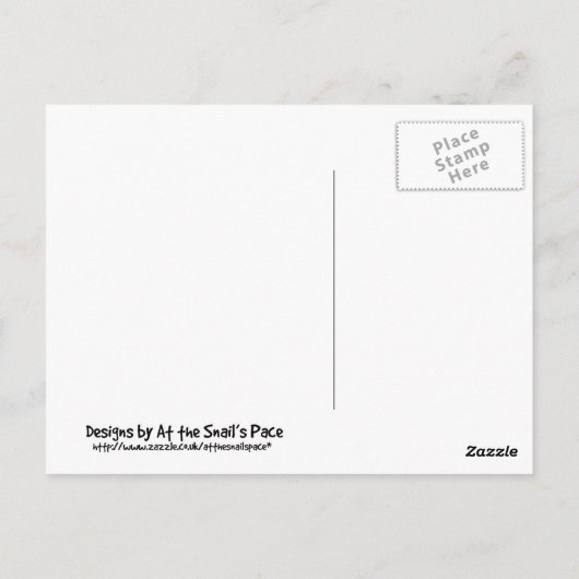 紫の蓼の三つ組 ポストカード (裏面)