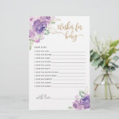 紫の薄紫フローラがベビーカードを希望 (スタンド正面)