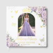 紫の薄紫フローラ蝶Sweet 16 15写真 ゲストブック (正面)