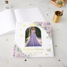 紫の薄紫フローラ蝶Sweet 16 15写真 ゲストブック