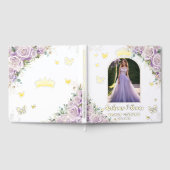 紫の薄紫フローラ蝶Sweet 16 15写真 ゲストブック (全面)