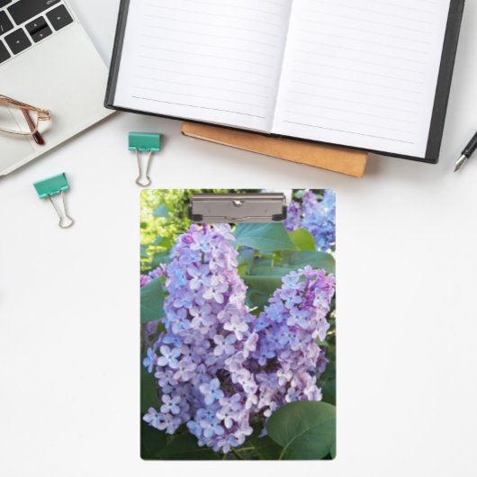 紫の薄紫開花フローラ クリップボード