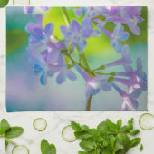 紫の薄紫 キッチンタオル (折り畳み)