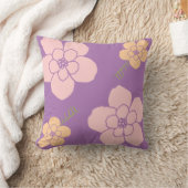 紫の薄紫 クッション (ブランケット)