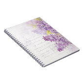 紫の薄紫 ノートブック (右側)