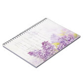 紫の薄紫 ノートブック (左側)