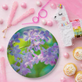 紫の薄紫 ペーパープレート (パーティー)