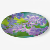 紫の薄紫 ペーパープレート (アングル)