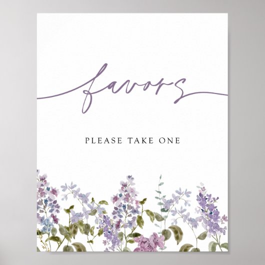 紫の薄紫 ポスター (正面)