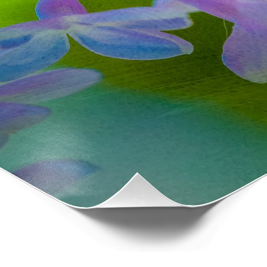 紫の薄紫 ポスター (コーナー)