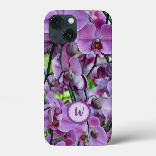 紫の蘭とつる植物の名前 Case-Mate iPhoneケース (裏面)