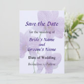 紫の蘭のカスケード日付を保存 セーブザデート (スタンド正面)