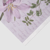 紫の蘭のフローラ花束の分離 薄葉紙 (詳細)