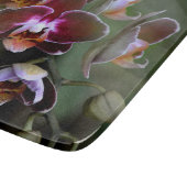 紫の蘭の多枝 カッティングボード (角)