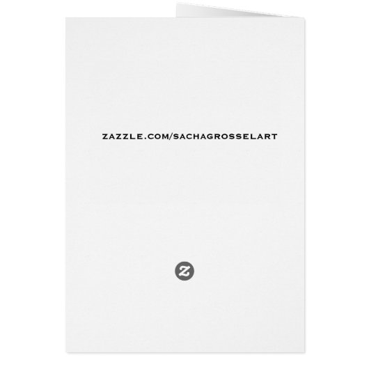 紫の蘭の水の色のオレンジのアートのポップ・アートの誕生日 (裏面)