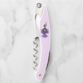 紫の蘭の花 ソムリエナイフ (正面)