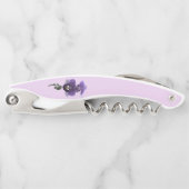 紫の蘭の花 ソムリエナイフ (正面)