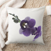 紫の蘭の花、装飾用クッション クッション (ブランケット)