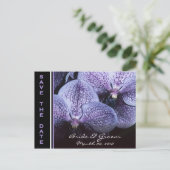 紫の蘭ポストカードを保存 案内ポストカード (スタンド正面)