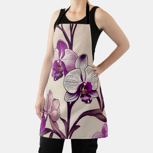 紫の蘭 エプロン (インサイチュ)