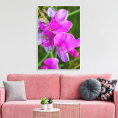 紫の蘭 キャンバスプリント (インサイチュ (リビング))
