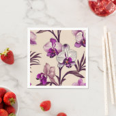 紫の蘭 スタンダードカクテルナプキン (インサイチュ)