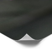 紫の蘭 ポスター (角)